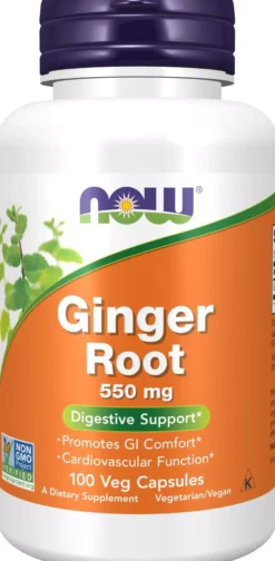 NOW Ginger 550 Mg 100 st