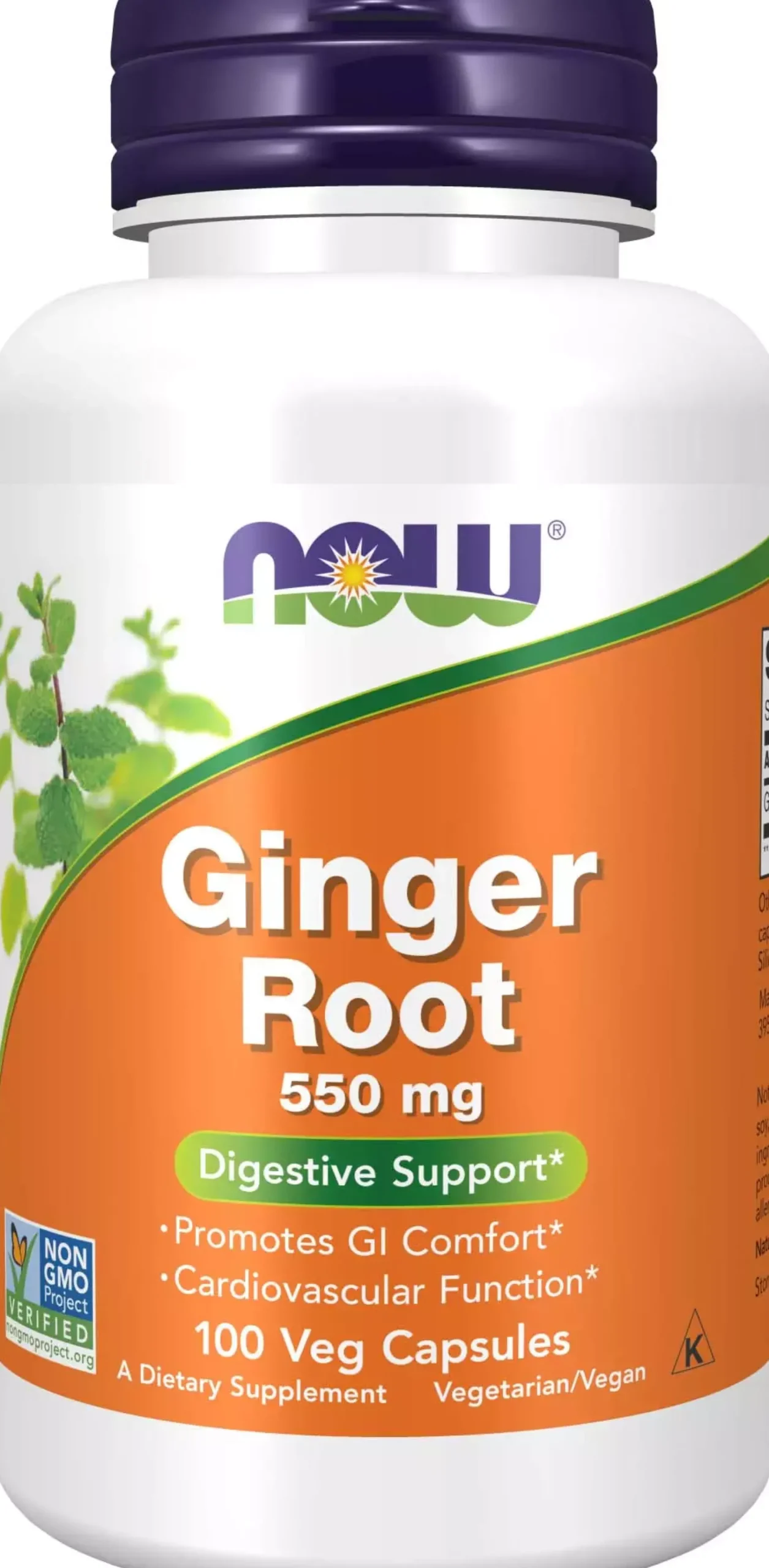 NOW Ginger 550 Mg 100 st