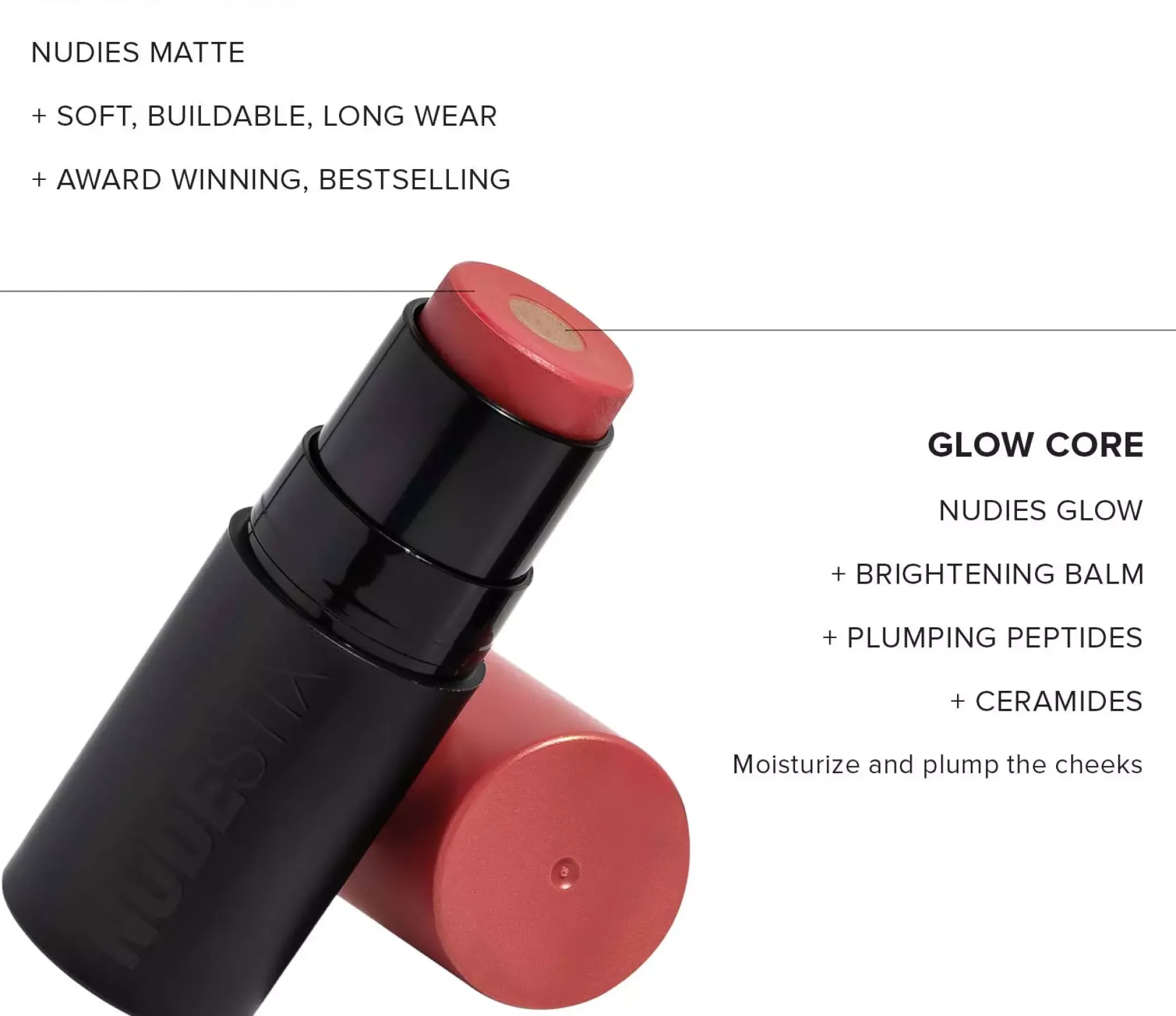 Nudestix Nudies Matte + Glow Core Blush Bling