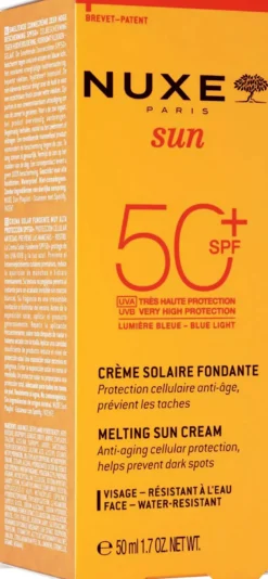 NuxeSun Melting Sun Cream SPF50 Face 50 ml