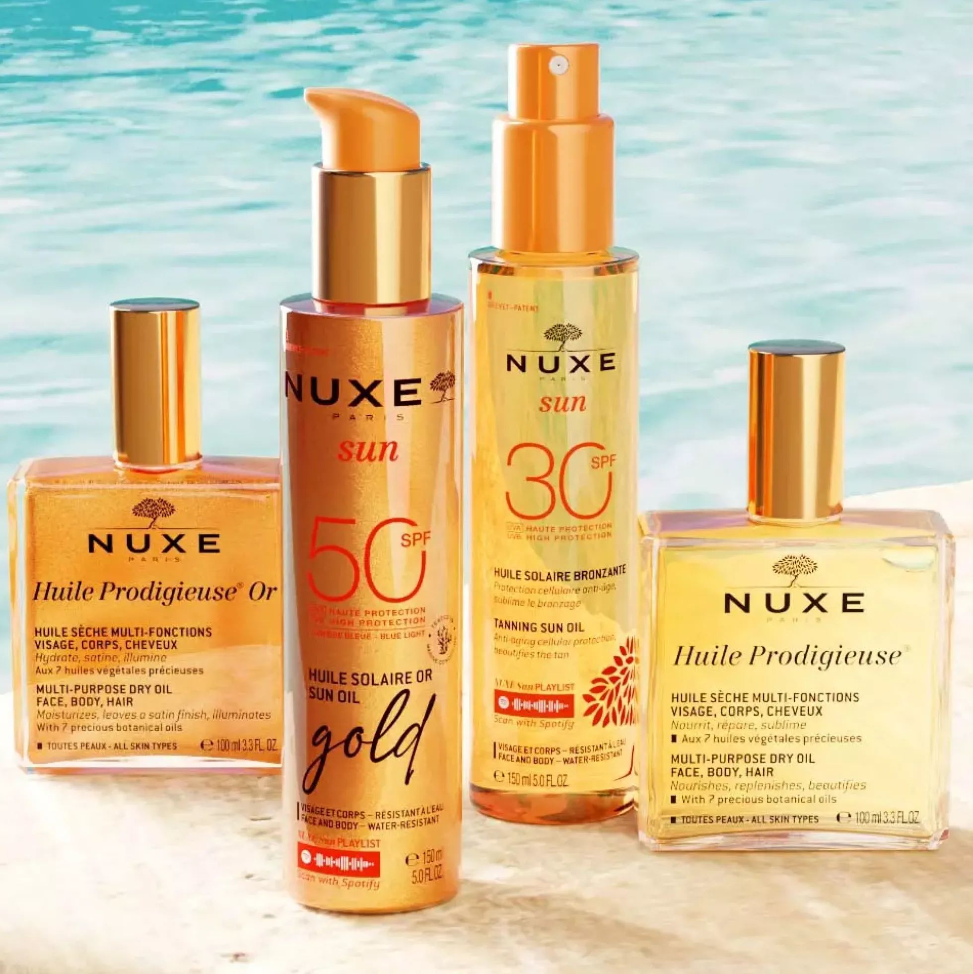 NuxeSun Tanning Oil Gold SPF50 150 ml