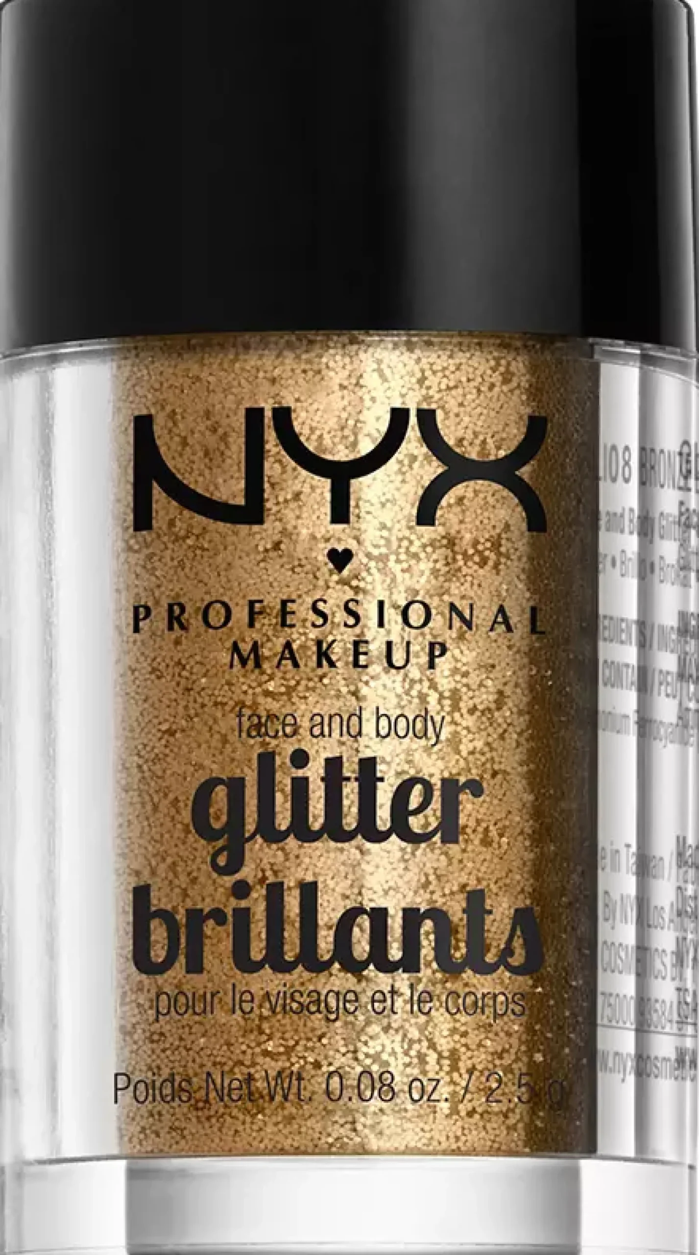 NYX PROFESSIONAL MAKEUP Face & Body Glitter Bronze