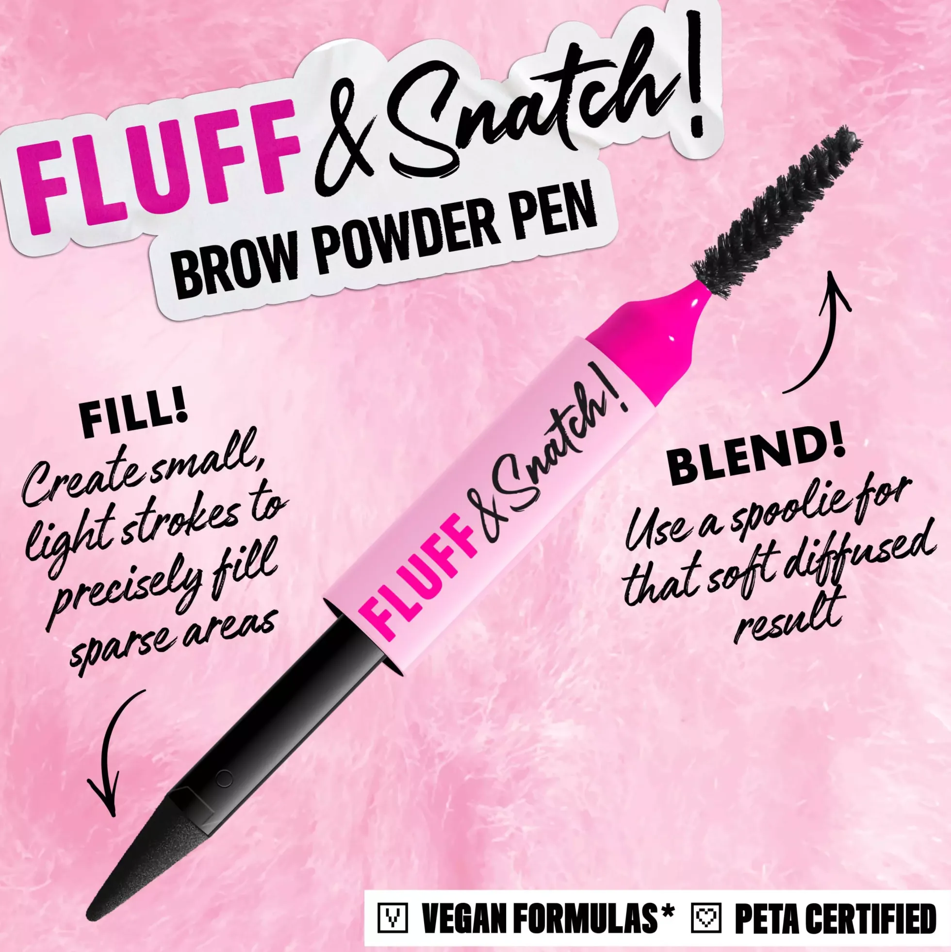 NYX PROFESSIONAL MAKEUP Fluff & Snatch Brow Powder Pen 05 Cool Ash Brown