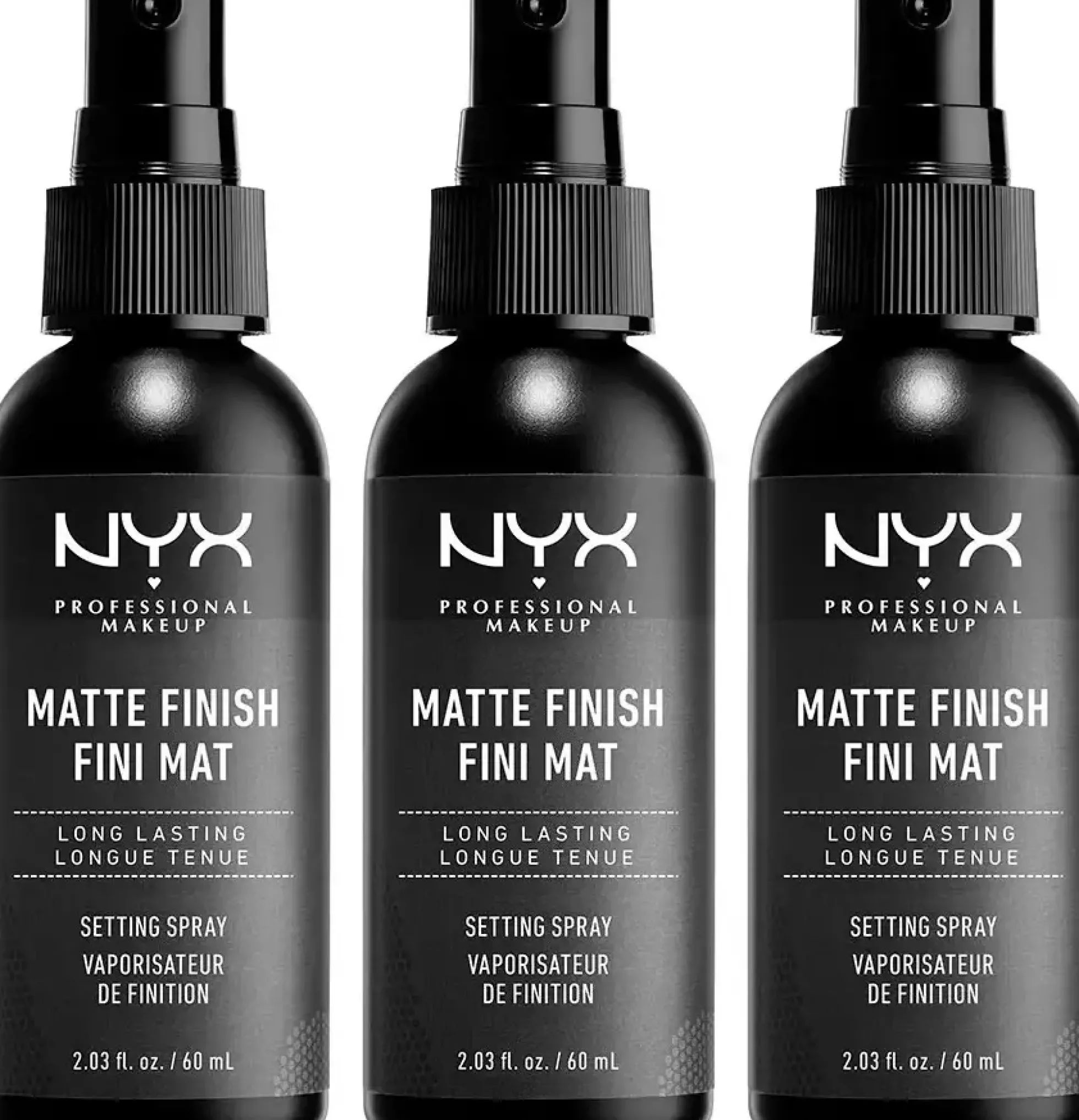 NYX PROFESSIONAL MAKEUP Makeup Setting Spray Matte Finish x 3