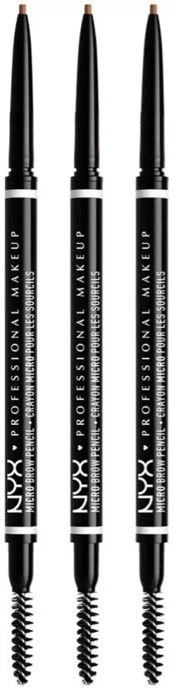 NYX PROFESSIONAL MAKEUP Micro Brow Pencil Taupe x 3
