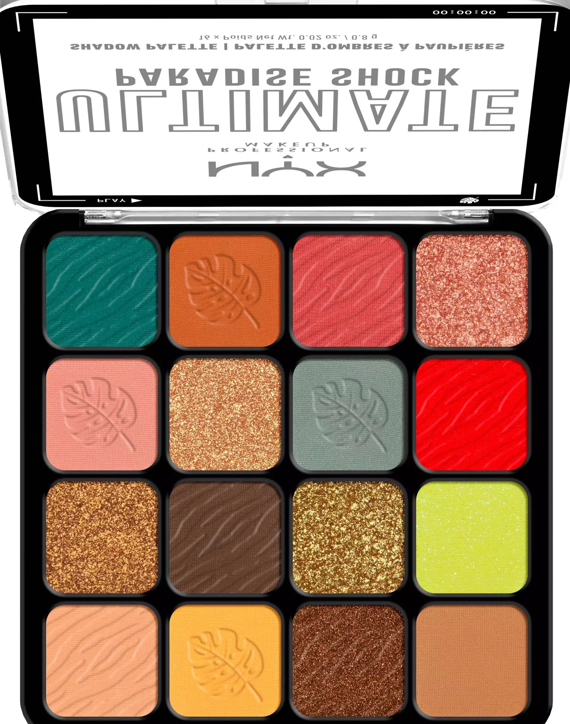 NYX PROFESSIONAL MAKEUP Ultimate Shadow Palette 02W Paradise Shock