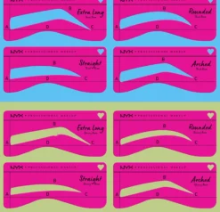 NYX PROFESSIONAL MAKEUP Zero to Brow Stencil Thick Brows