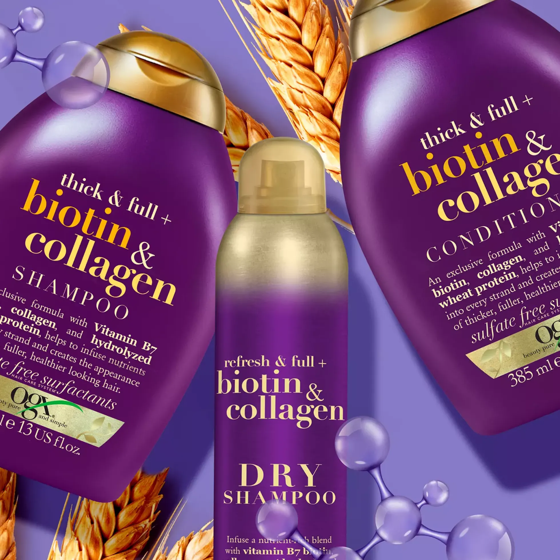 Ogx Biotin & Collagen Shampoo 385 ml