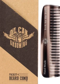 Oil Can Grooming Pocket Beard Comb Colourway