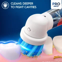 Oral B Pro Kids Spider-Man Electric Toothbrush Designed By Braun