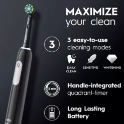 Oral B Pro Series 1 Electric Toothbrush Black Black