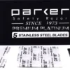 Parker Shaving DE Rakblad 5 Pack