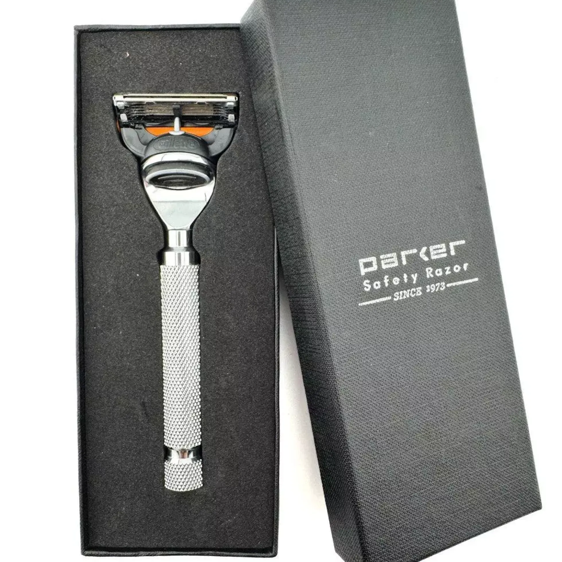 Parker Shaving Parker CHRFUS Fusion Compatible Deluxe Chrome Razor