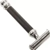 Parker Shaving 76R- Ultra Heavyweight Black & Chrome Handle Buterfly Open Safety Razor