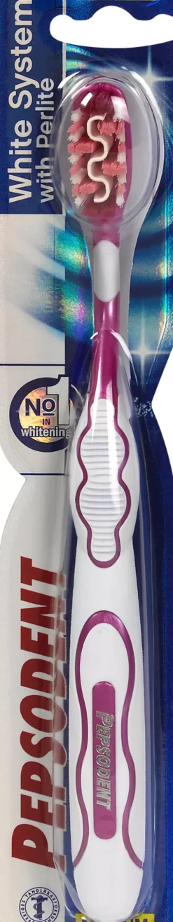 Pepsodent White System Tandborste Medium