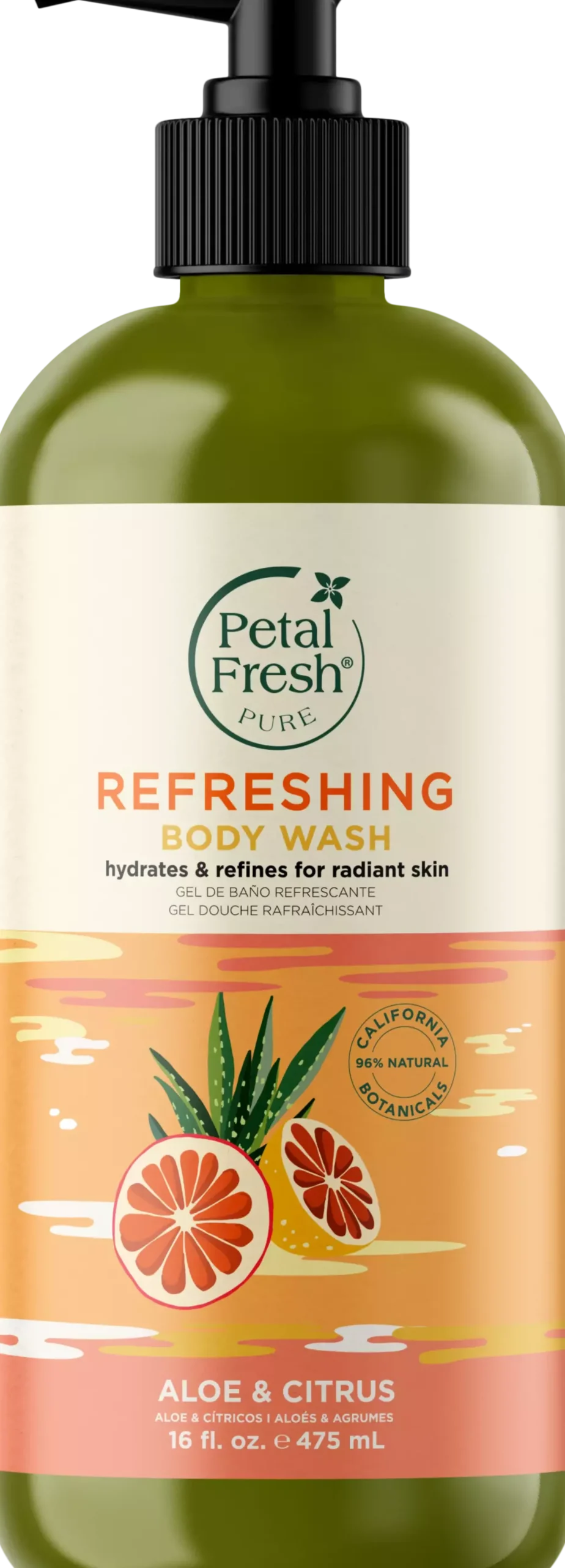 Petal FreshPure Aloe & Citrus Body Wash 473 ml