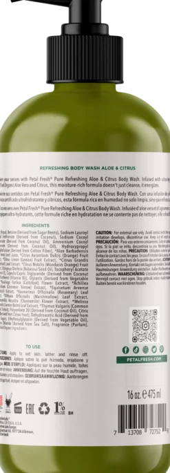 Petal FreshPure Aloe & Citrus Body Wash 473 ml