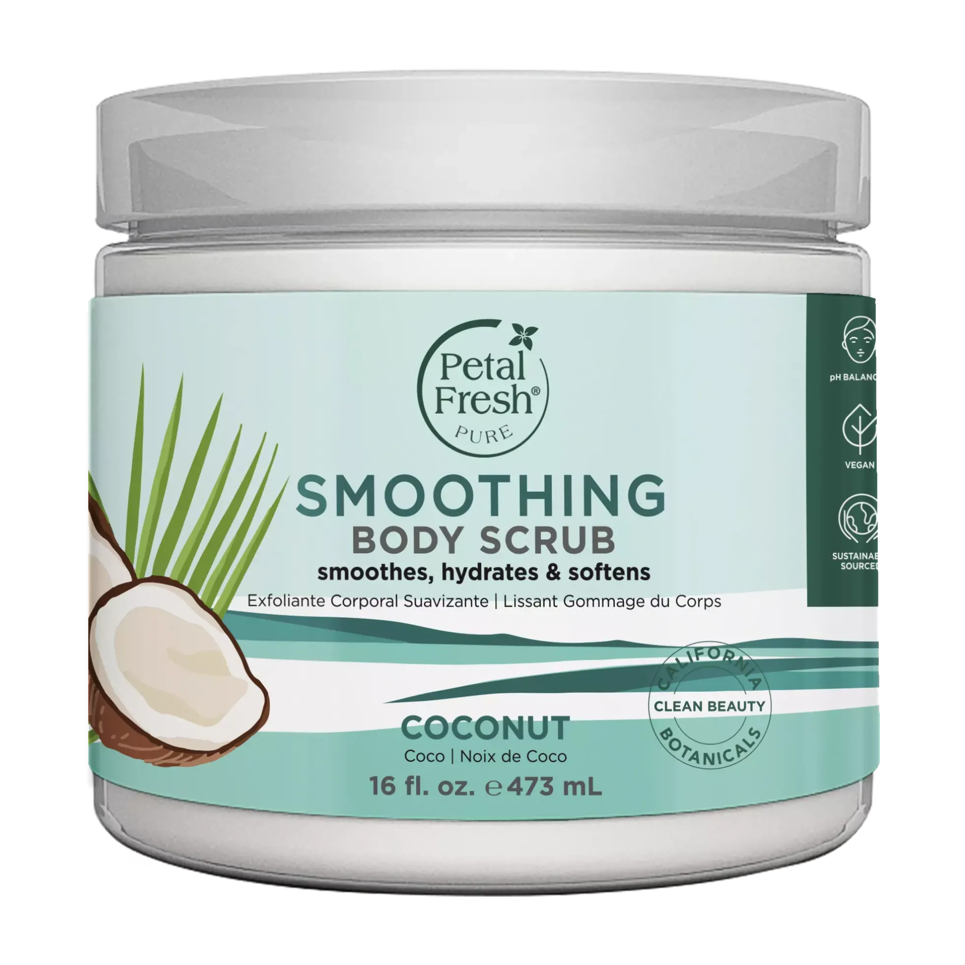 Petal FreshPure Coconut Oil Body Scrub 473 ml