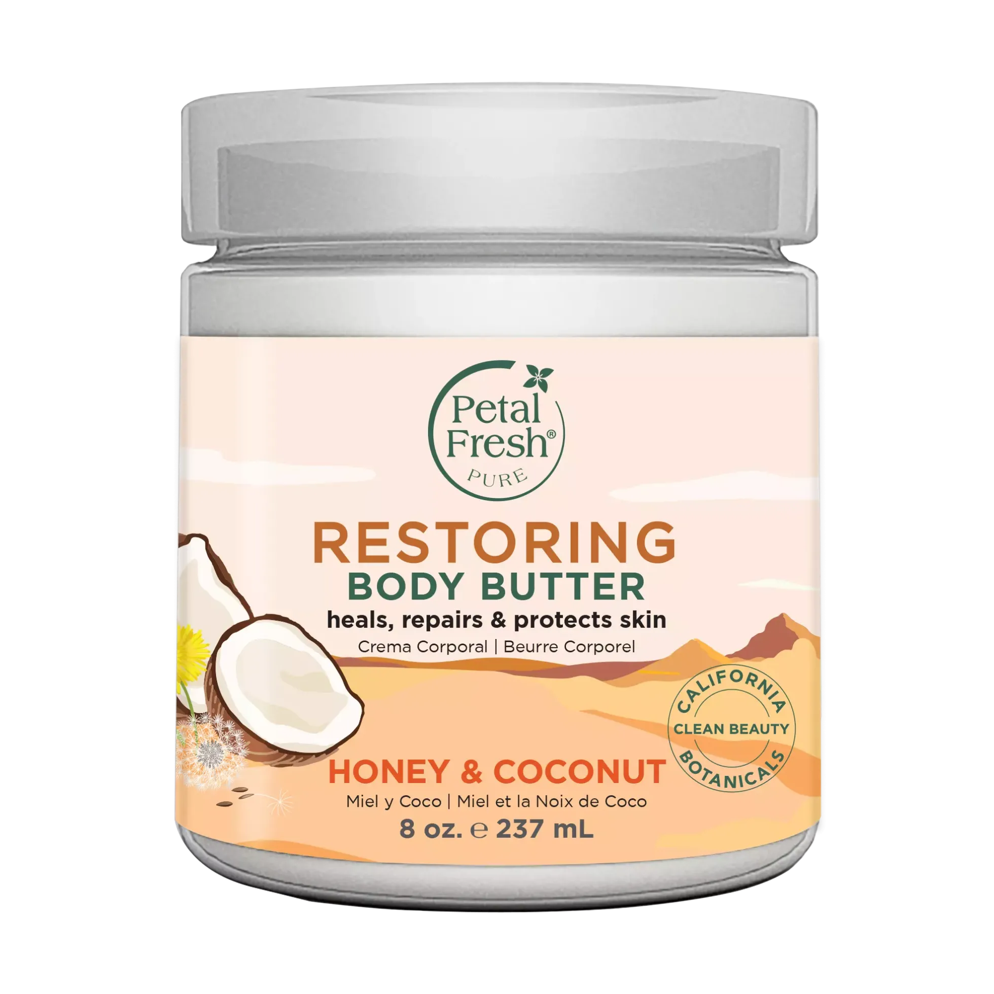 Petal FreshPure Honey & Coconut Body Butter 237 ml
