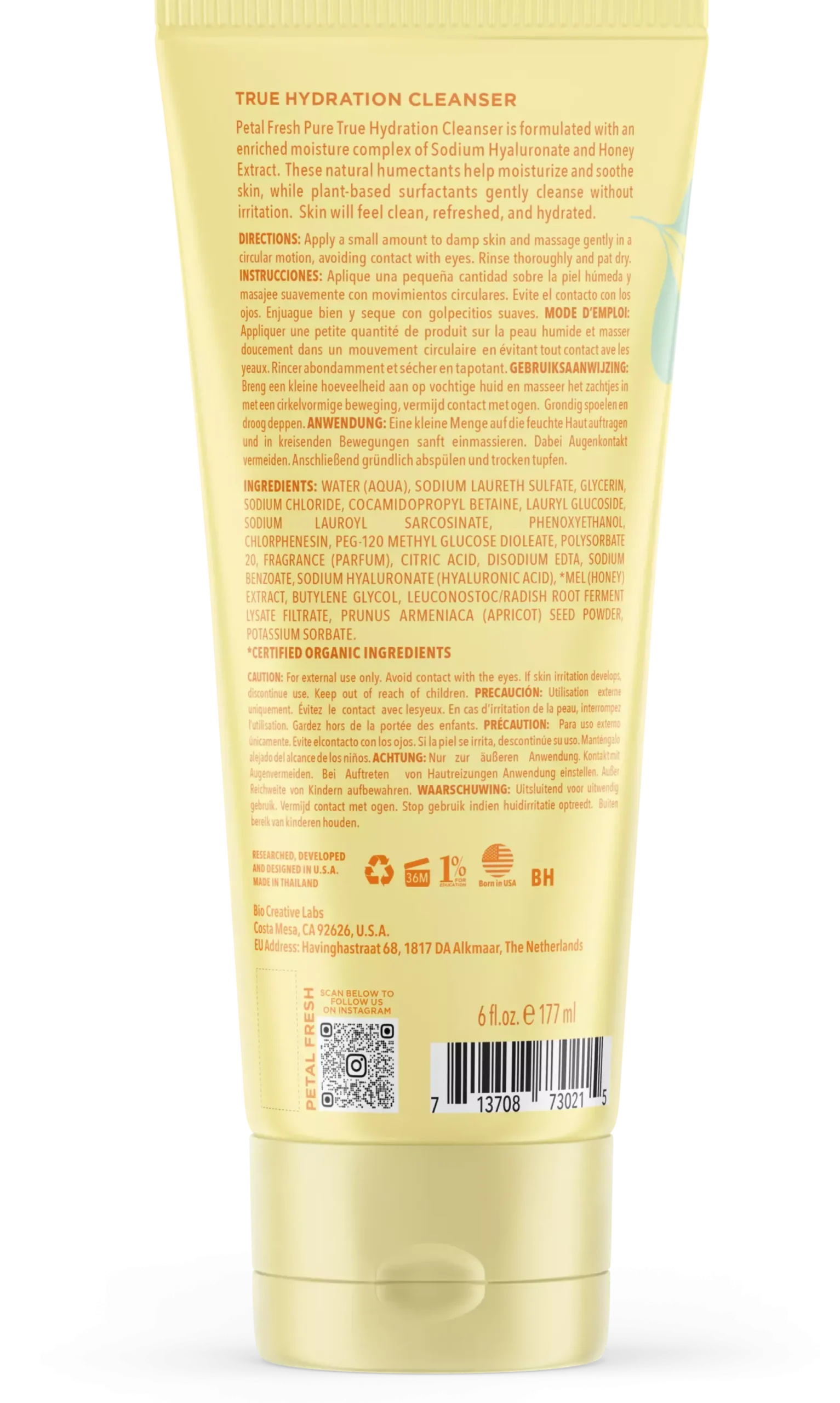Petal FreshPure True Hydration Cleanser 177 ml