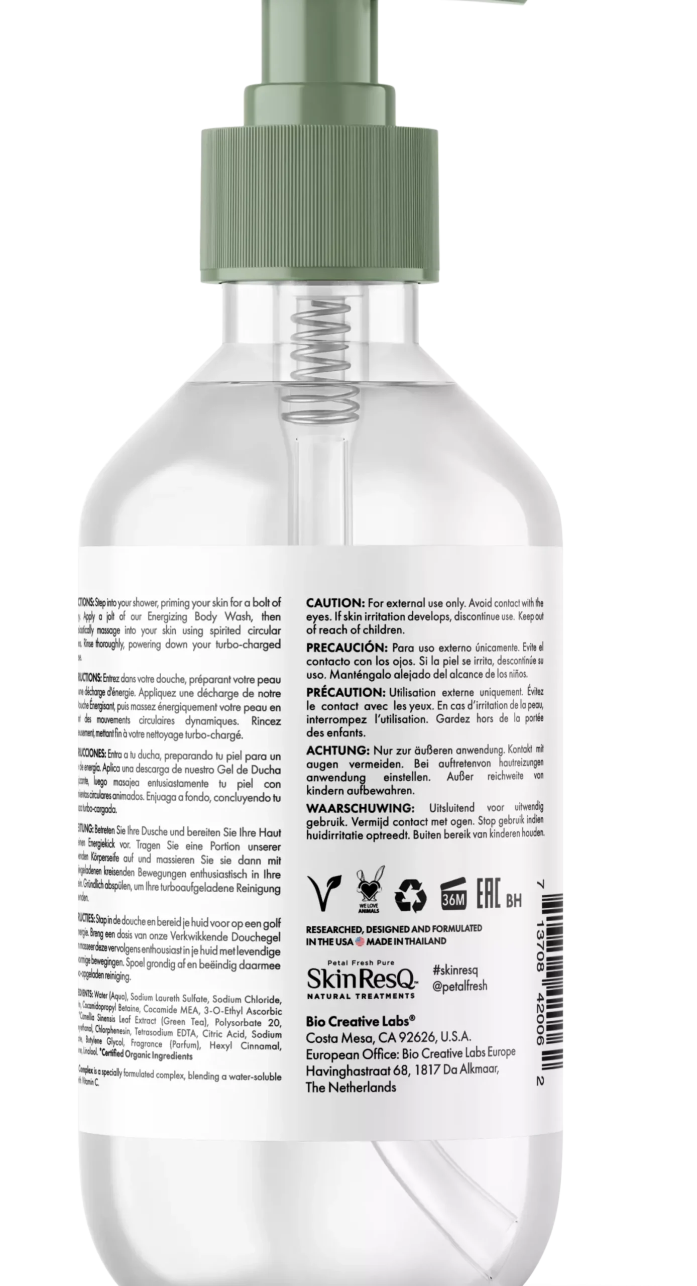 Petal FreshSkin ResQ Skin ResQ Energizing Body Wash 473 ml
