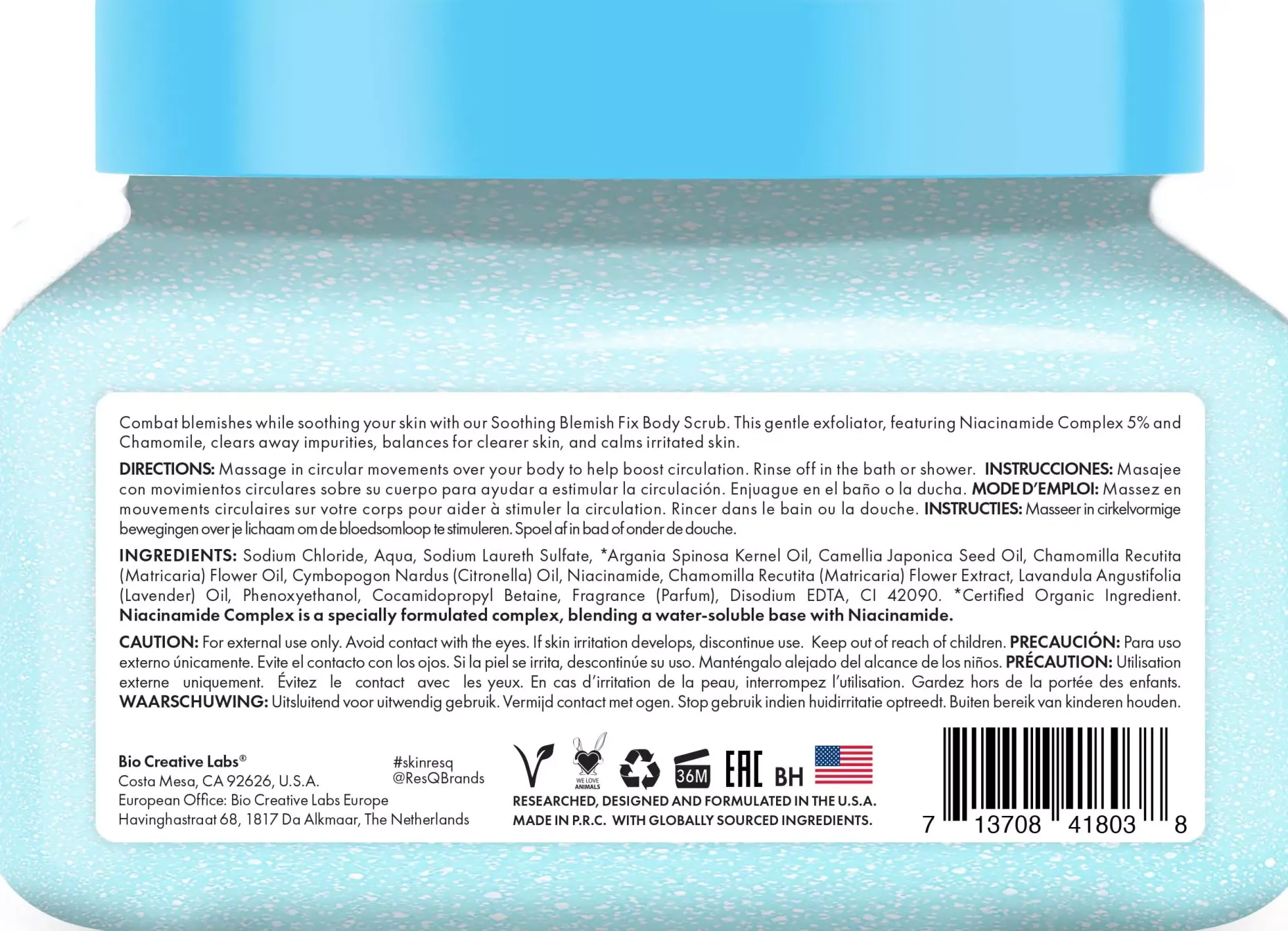 Petal FreshSkin ResQ Soothing Blemish Fix Scrub 473 ml