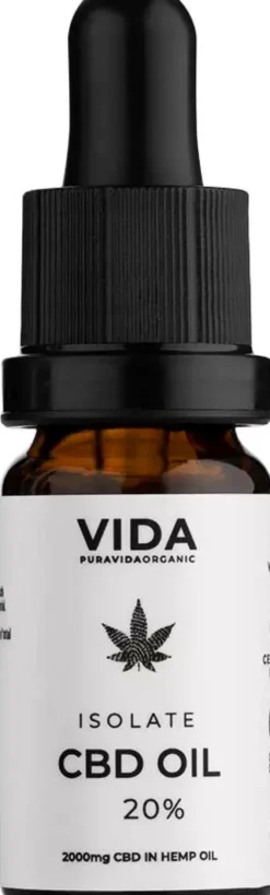 Pura Vida Isolate CBD Oil 20%, 10ml 10 ml