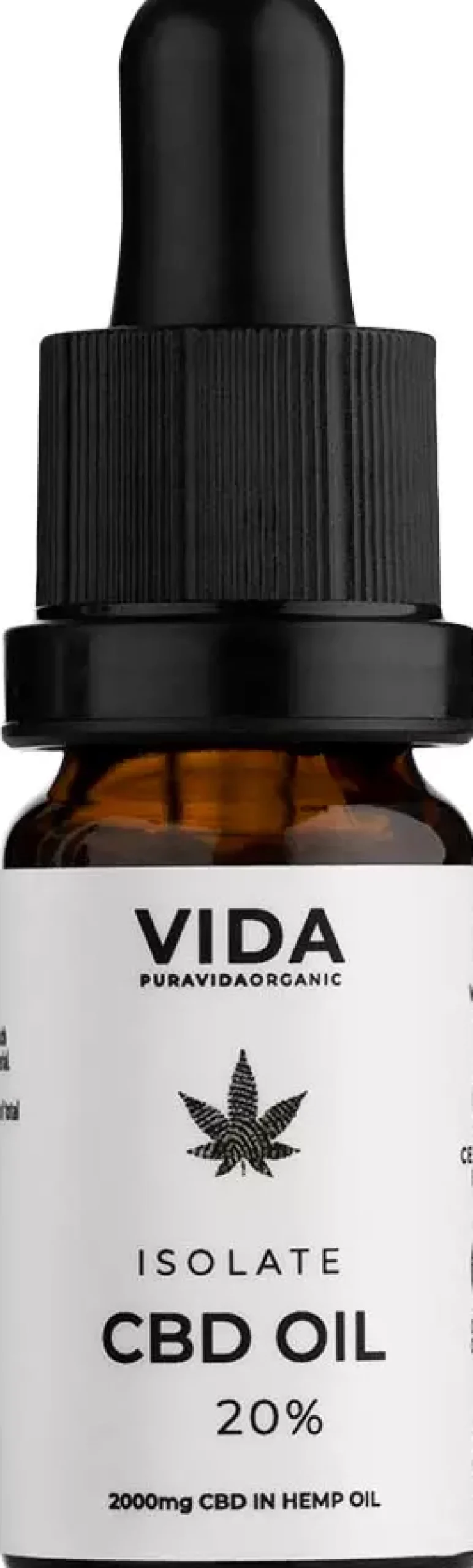 Pura Vida Isolate CBD Oil 20%, 10ml 10 ml