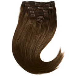 Rapunzel of Sweden Classic Clip-ins Straight / Medium Volume / 7 pieces 50 cm 2.0 Dark Brown