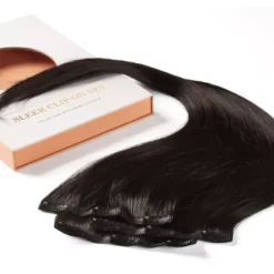 Rapunzel of Sweden Invisible Clip-ins Straight / Light Volume / 3 pieces 50 cm 1.2 Black Brown