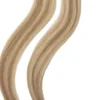 Rapunzel of Sweden Single Invisible Clip-ins Straight / 2 pieces 40 cm M7.3/10.8 Cendre Ash Blonde Mix