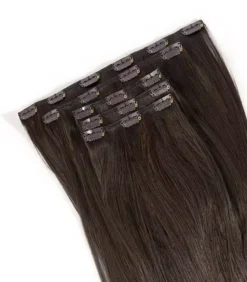 Rapunzel of Sweden Vegan Clip-ins Straight / Medium Volume / 5 pieces 50 cm 2.3 Chocolate Brown