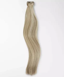Rapunzel of Sweden Vegan Ponytail Straight / Clip-in / Medium Volume 50 cm M7.3/10.8 Cendre Ash Blonde Mix
