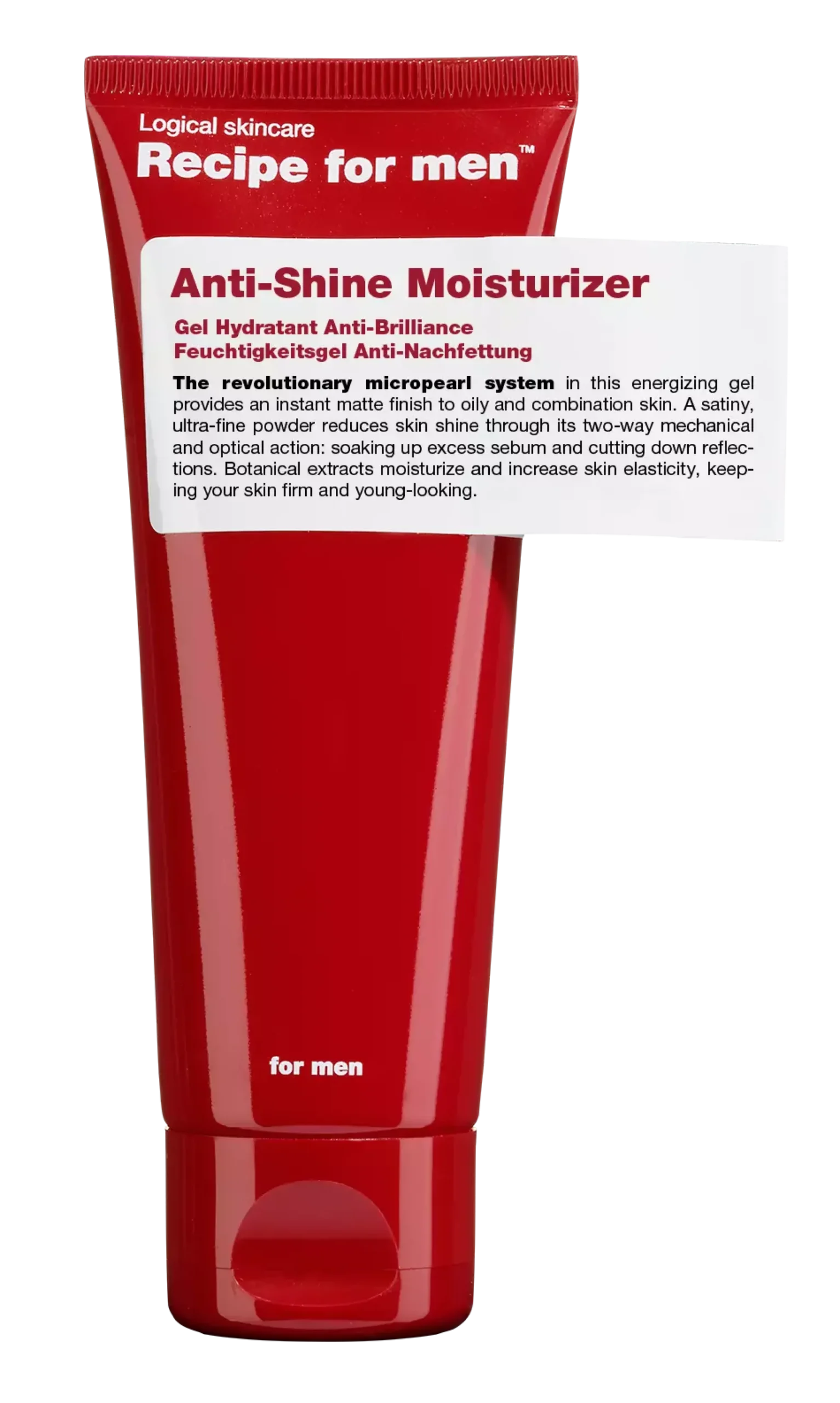 Recipe for men Anti-Shine Moisturizer 75 ml