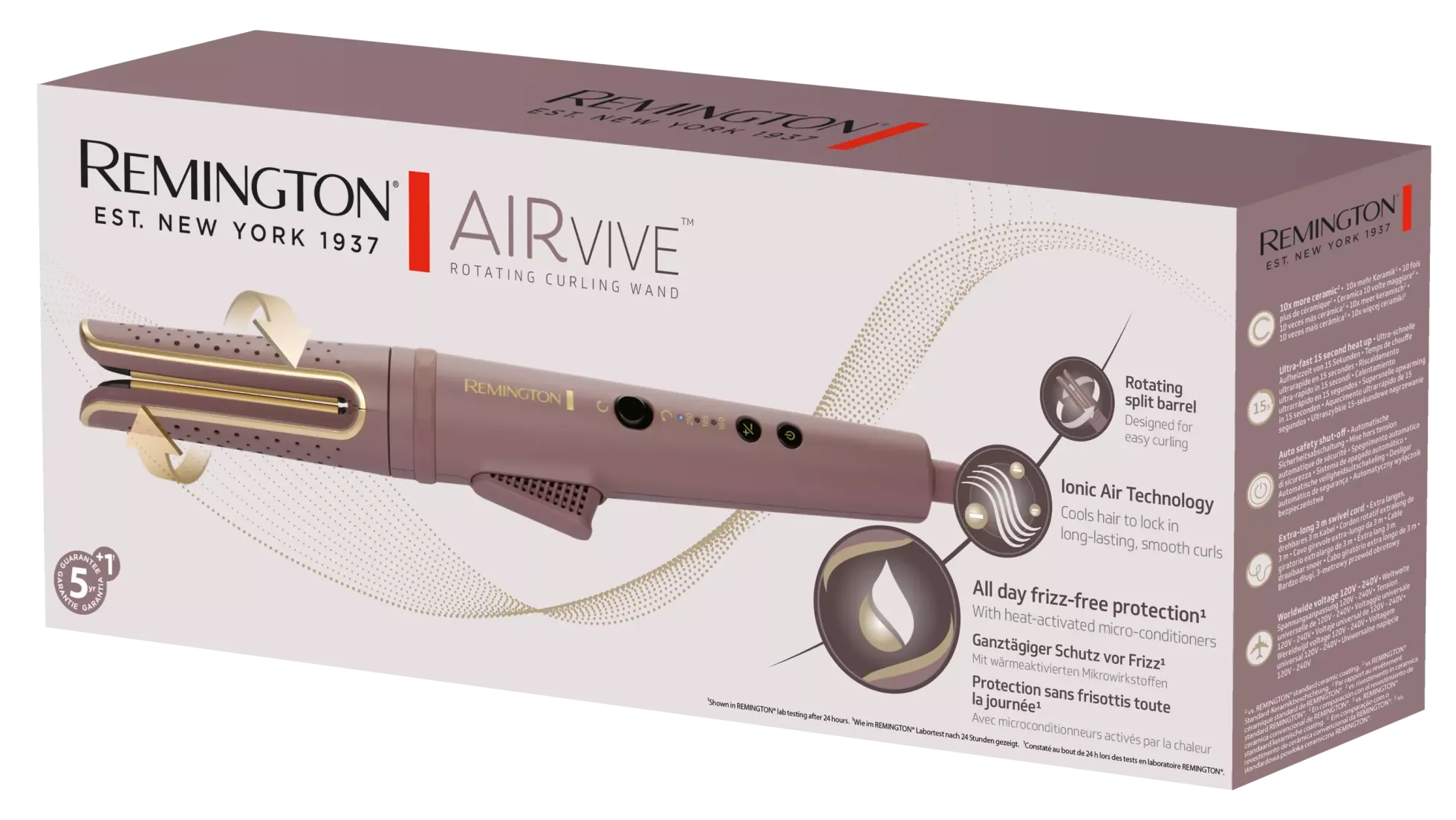 Remington CI8930 AIRvive™ Rotating Curling Wand