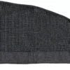 RentoKenno Hair towel 30x72 cm Black/Grey