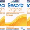 Resorb Vätskeersättning med Apelsinsmak 90g x3