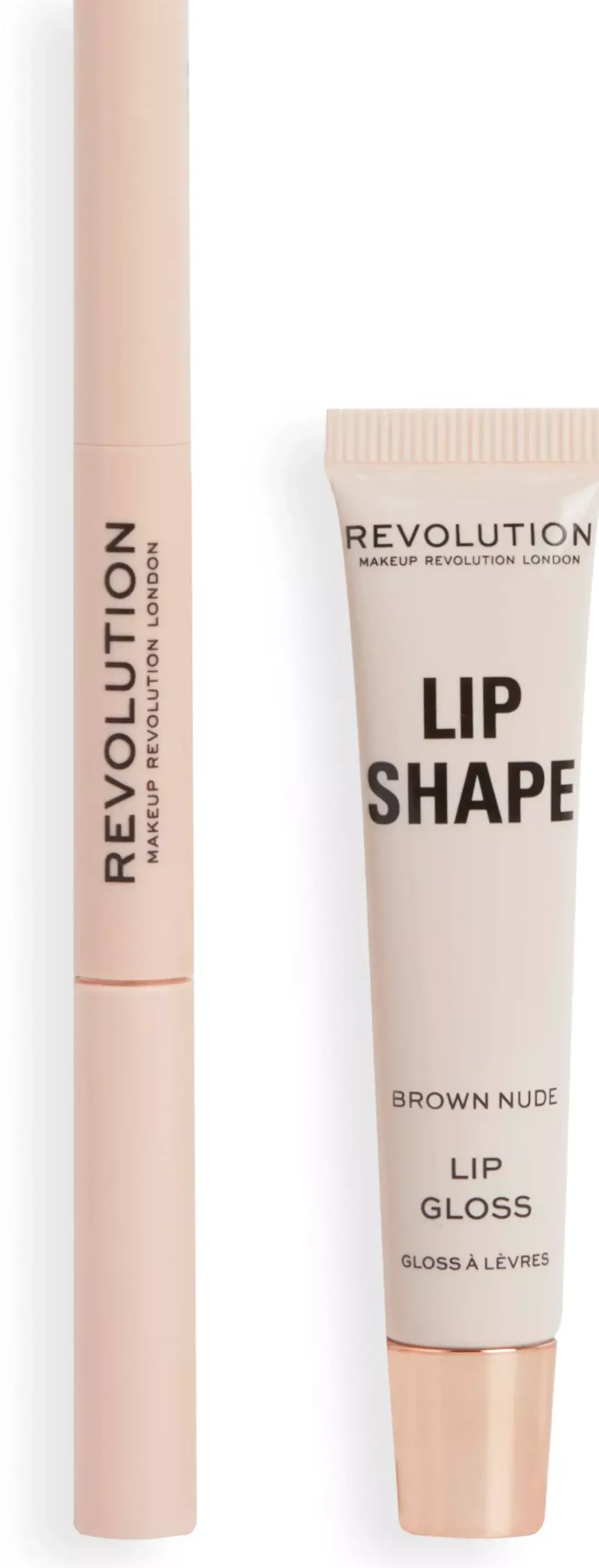 Revolution Beauty London Lip Shape Kit Brown Nude