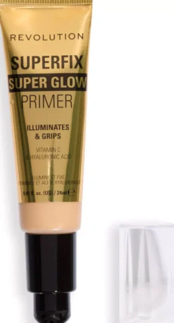 Revolution Beauty London Superfix Grip Superglow Primer Gold 24 ml