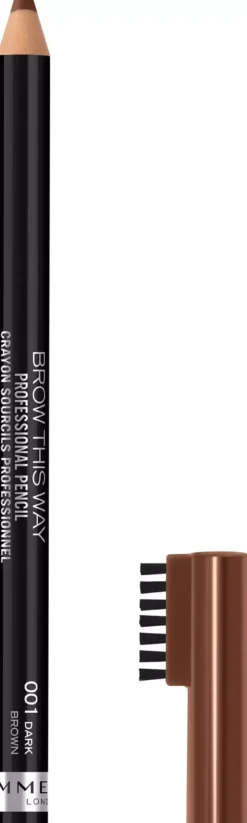 Rimmel Brow This Way Professional Eyebrow Pencil Dark Drown 001