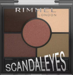 RimmelScandaleyes 6 Pan Palette Eyeshadow 002 Brixton Brown