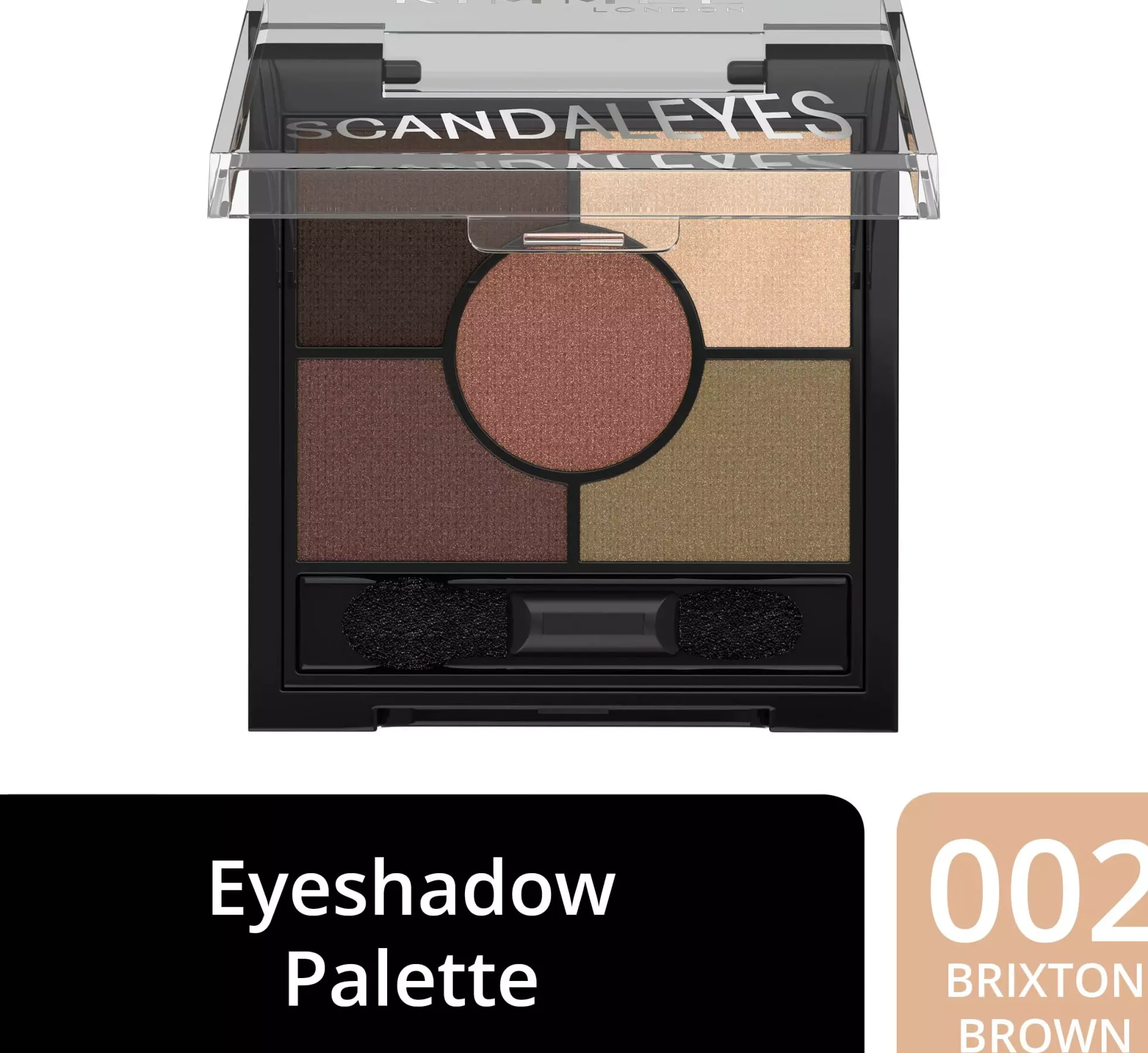 RimmelScandaleyes 6 Pan Palette Eyeshadow 002 Brixton Brown