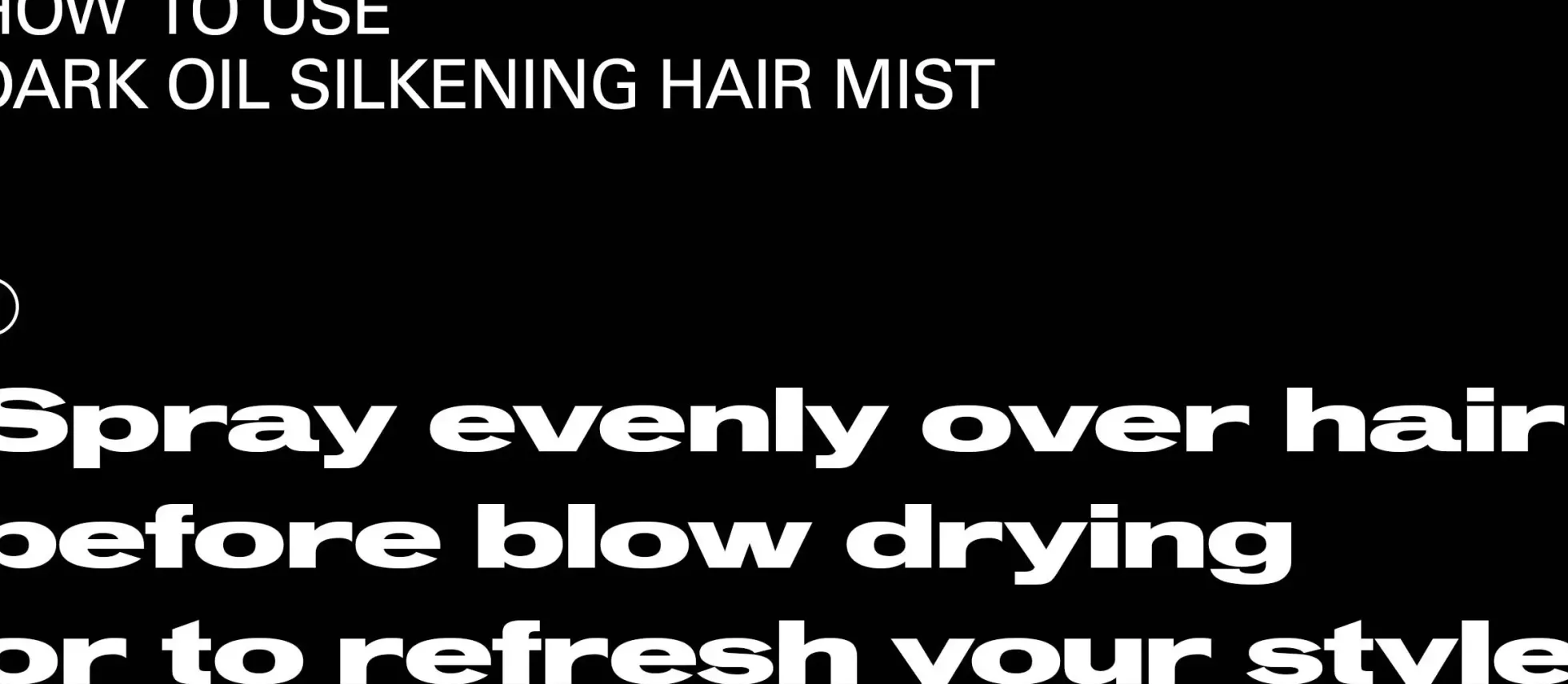 Sebastian ProfessionalDarkOil Silkening Hair Mist 200 ml