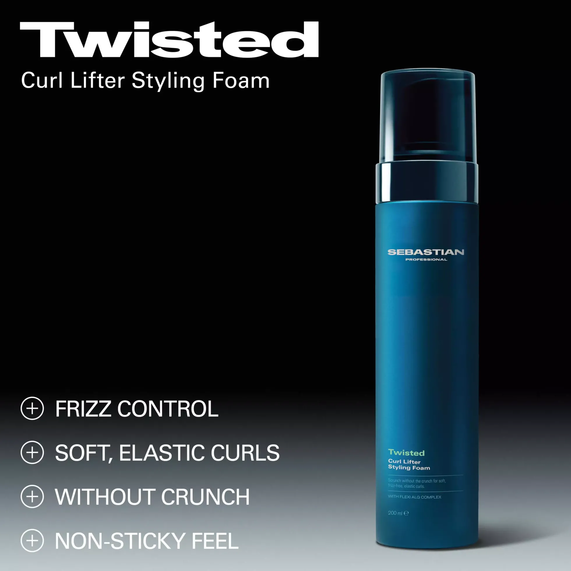 Sebastian ProfessionalTwisted Curl Lifter Styling Foam 200 ml