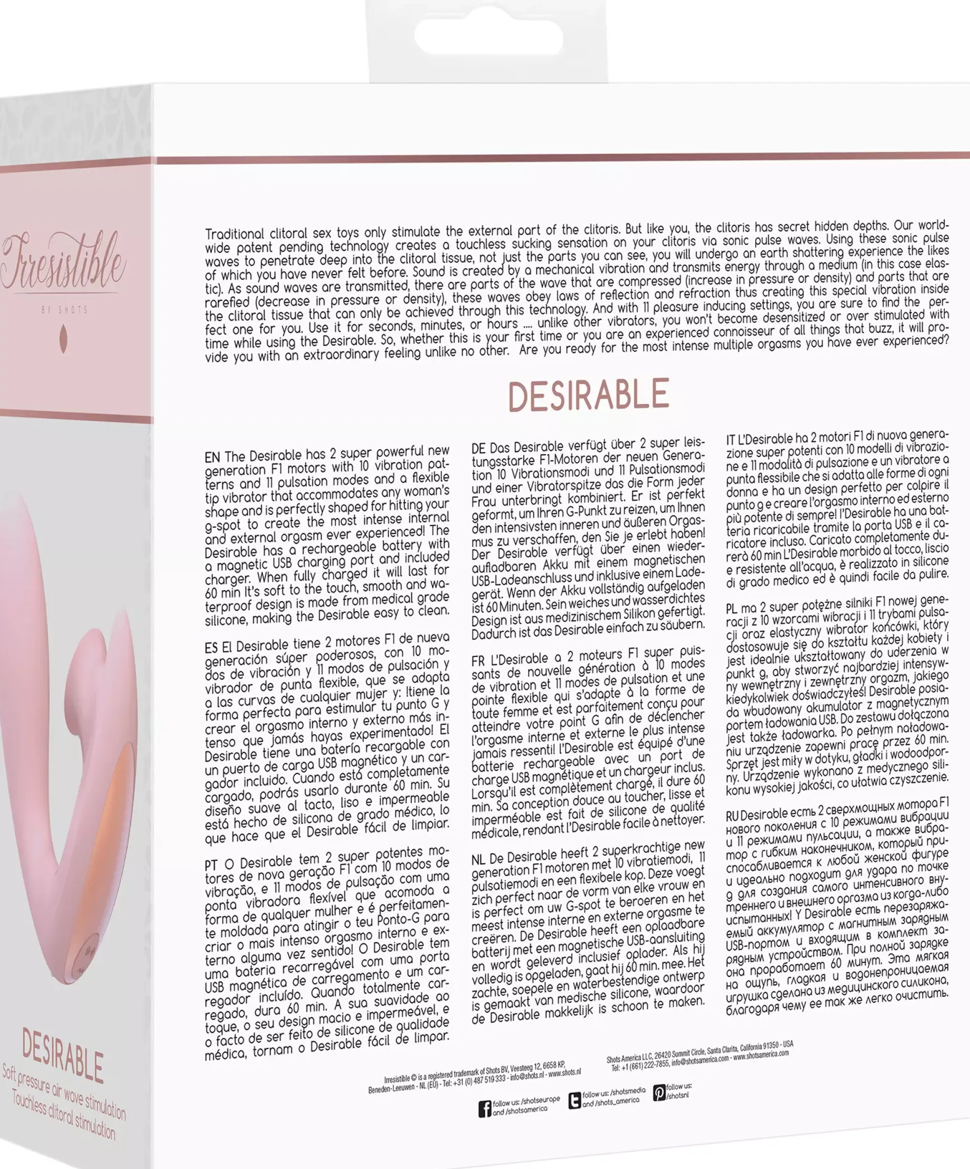 ShotsIrresistible Desirable Pink