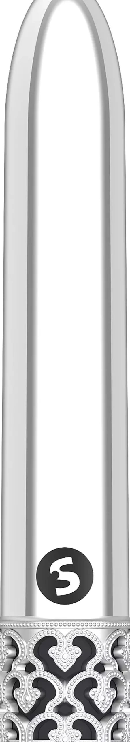 ShotsRoyal Gems Shiny Rechargeable ABS Bullet Silver