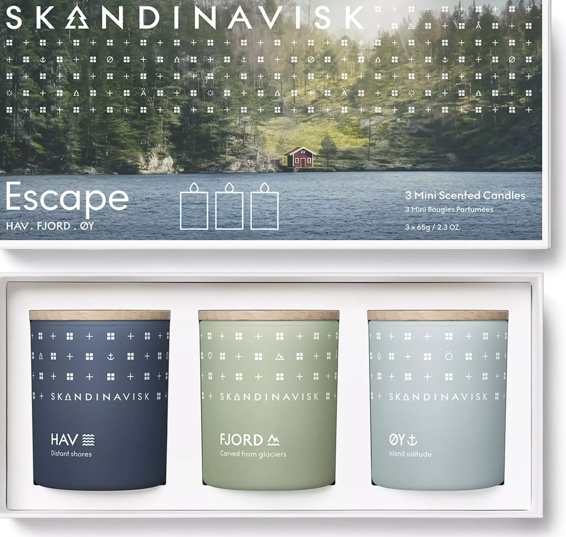 SkandinaviskESCAPE Home Collection Candle Giftset