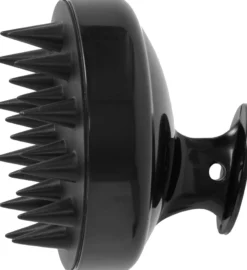 Soft Spell Scalp Brush – Silicone Shower Brush Black