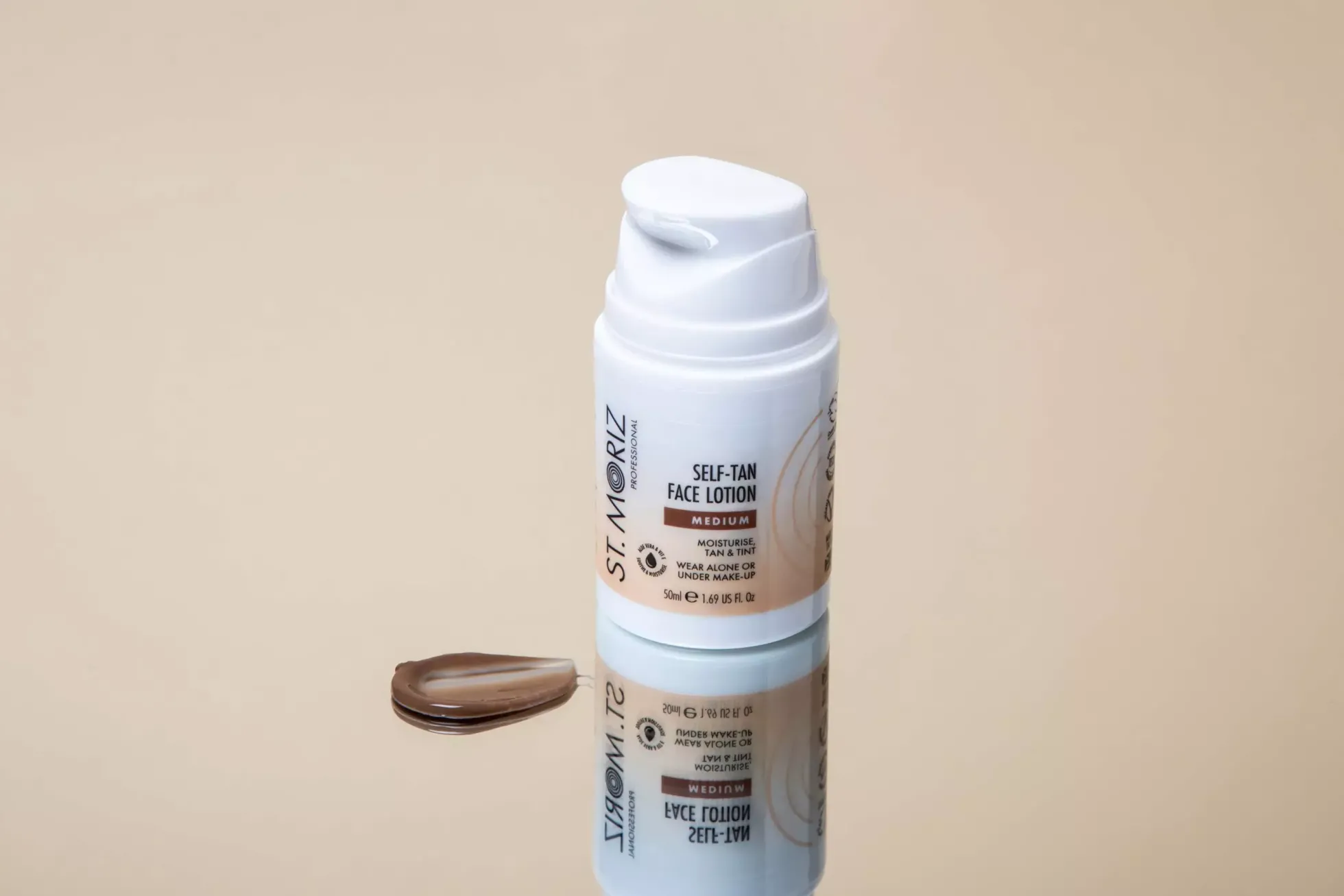 St Moriz Pro Self-Tan Face Lotion Medium 50 ml