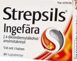 Strepsils Ingefära Sugtablett 24 st